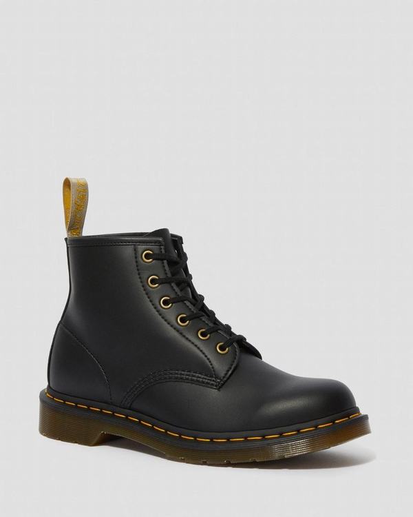 Dr Martens Dámské Kotníkové Boty Vegan 101 Černé, CZ-217986